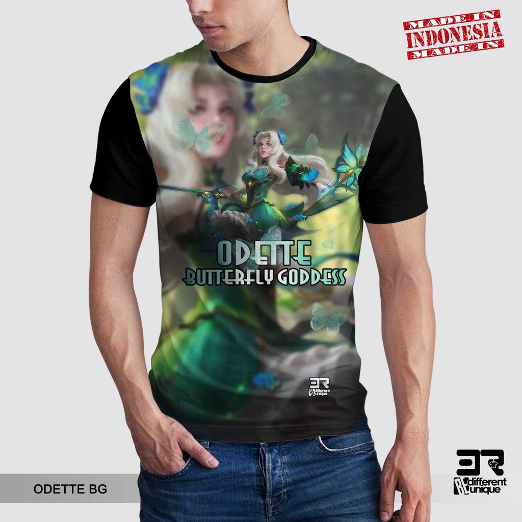 [ COD ] KAOS PRINTING GAMBAR GAME MOBILE LEGEND ODETTE - BAJU DISTRO ORIGINAL GAMBAR MOBILE LEGENDS 
