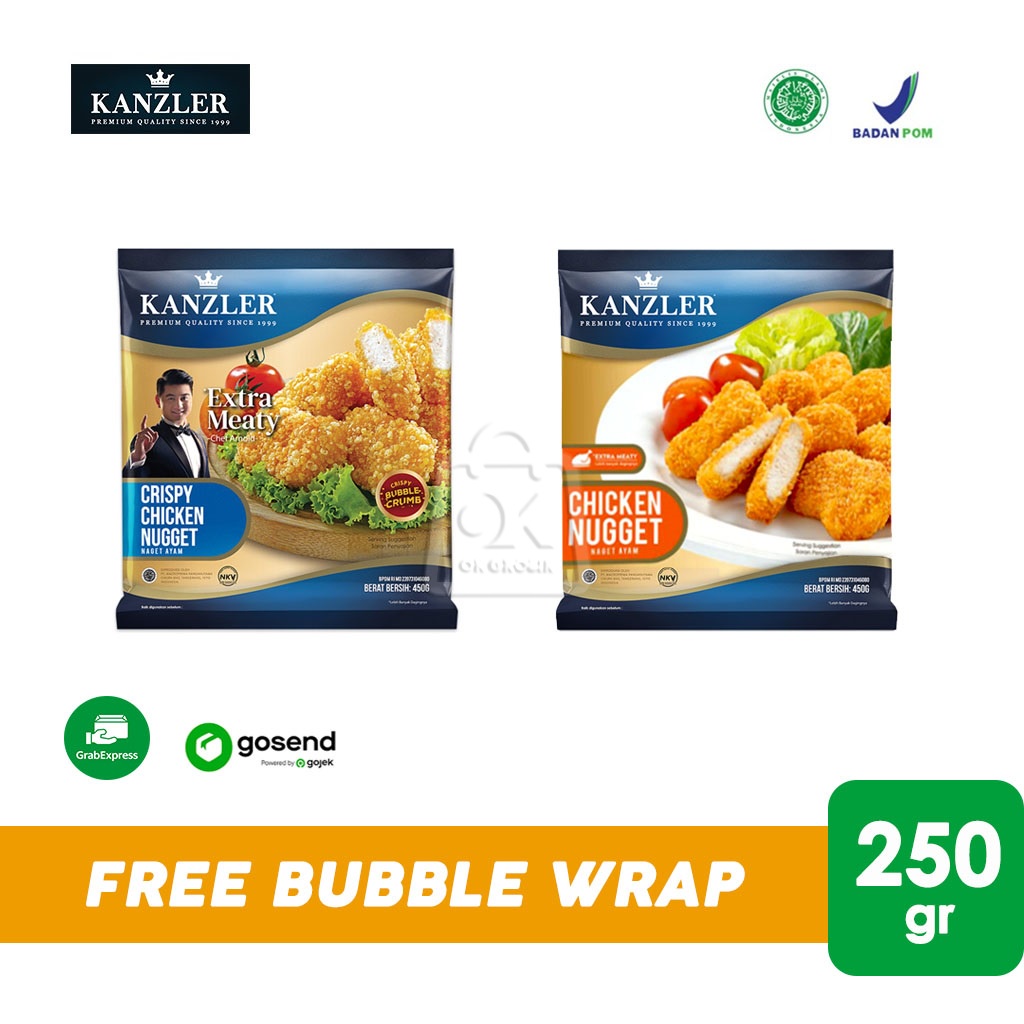 

Kanzler Chicken Nugget / Olahan Ikan 450gr (KHUSUS INSTANT)