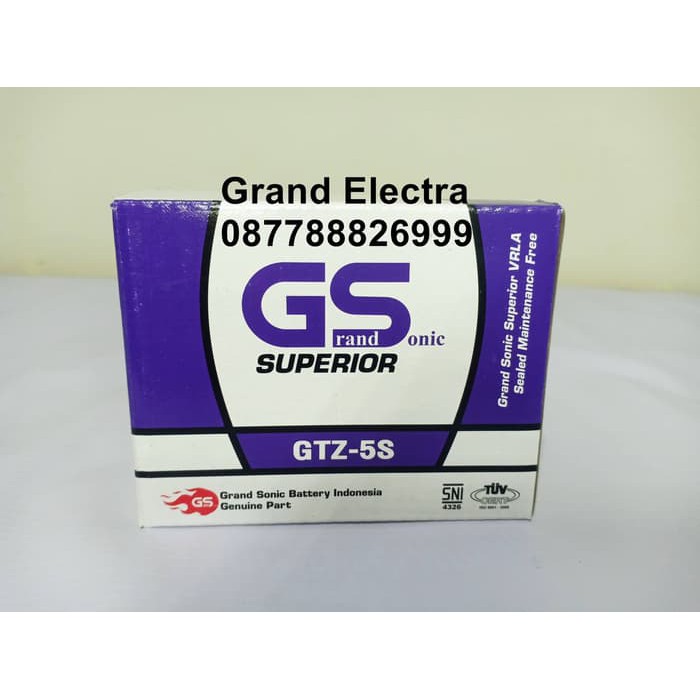 "Aki Motor Suzuki Skydrive GTZ5S GS Y Accu Kering"