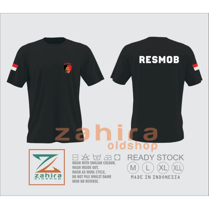 Kaos Resmob / Baju Polisi Resmob / Atasan Resmob Lengan Pendek