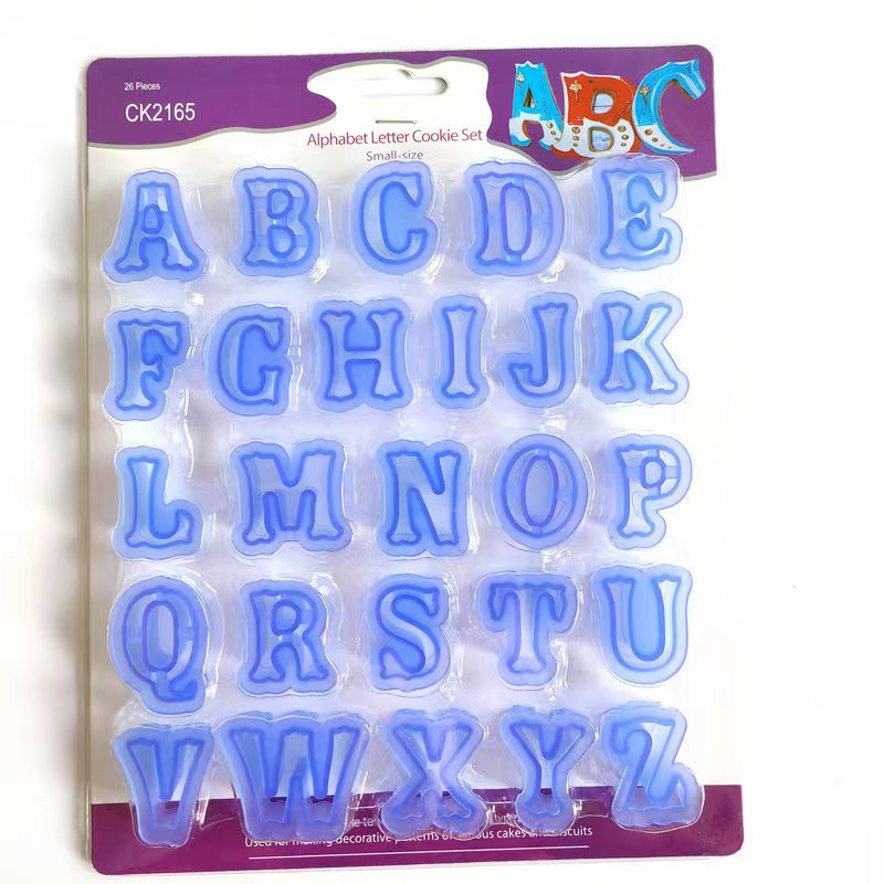 Cookie Cutter Fondant Alphabet Cetakan Cake Kue  Biskuit Abjad Huruf