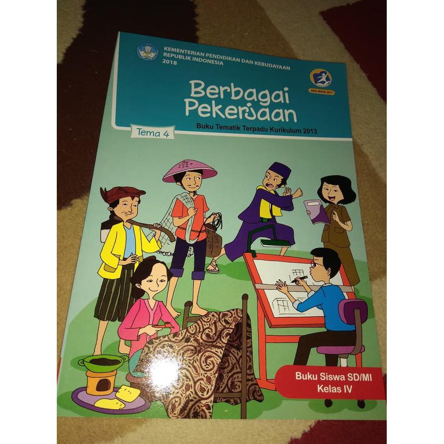 Buku Tematik Siswa SD/MI Kelas 4 Tema 4 Revisi 2017 | Shopee Indonesia