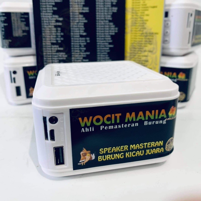 WOCIT MANIA ORIGINAL MASTERAN BURUNG MP3 235 SUARA BURUNG KICAU PROFESIONAL SPEAKER BLUETOOTH