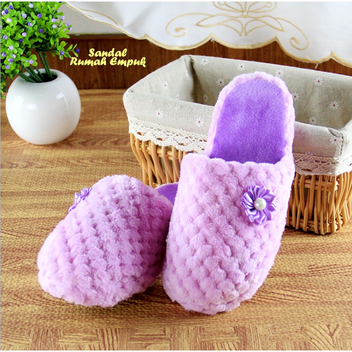 Promo sandal rumah empuk manik mutiara sandal super empuk