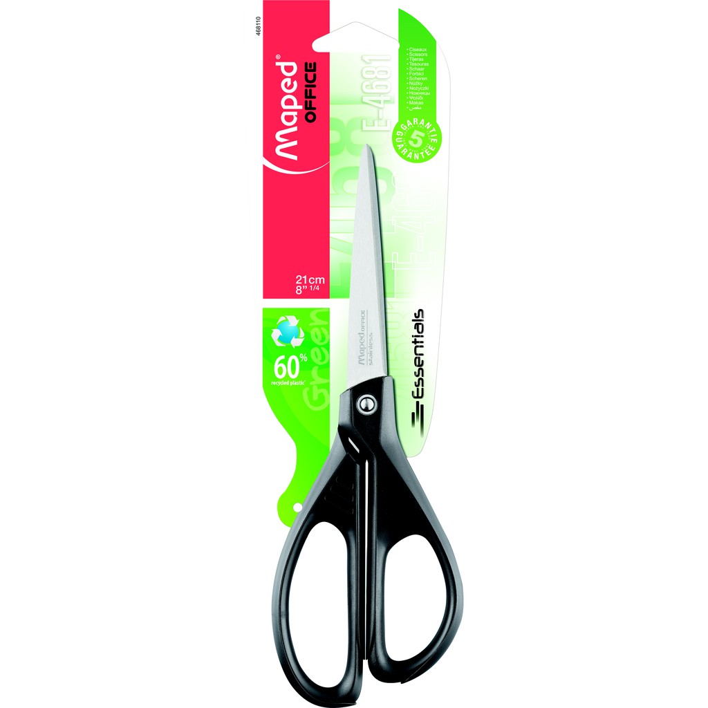 

Maped Gunting Essential Green 21 cm - Blister