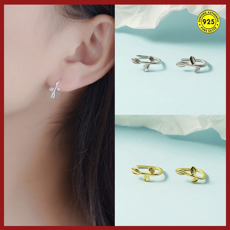 Anting Tusuk Sterling Silver 925 Gaya Korea Untuk Wanita