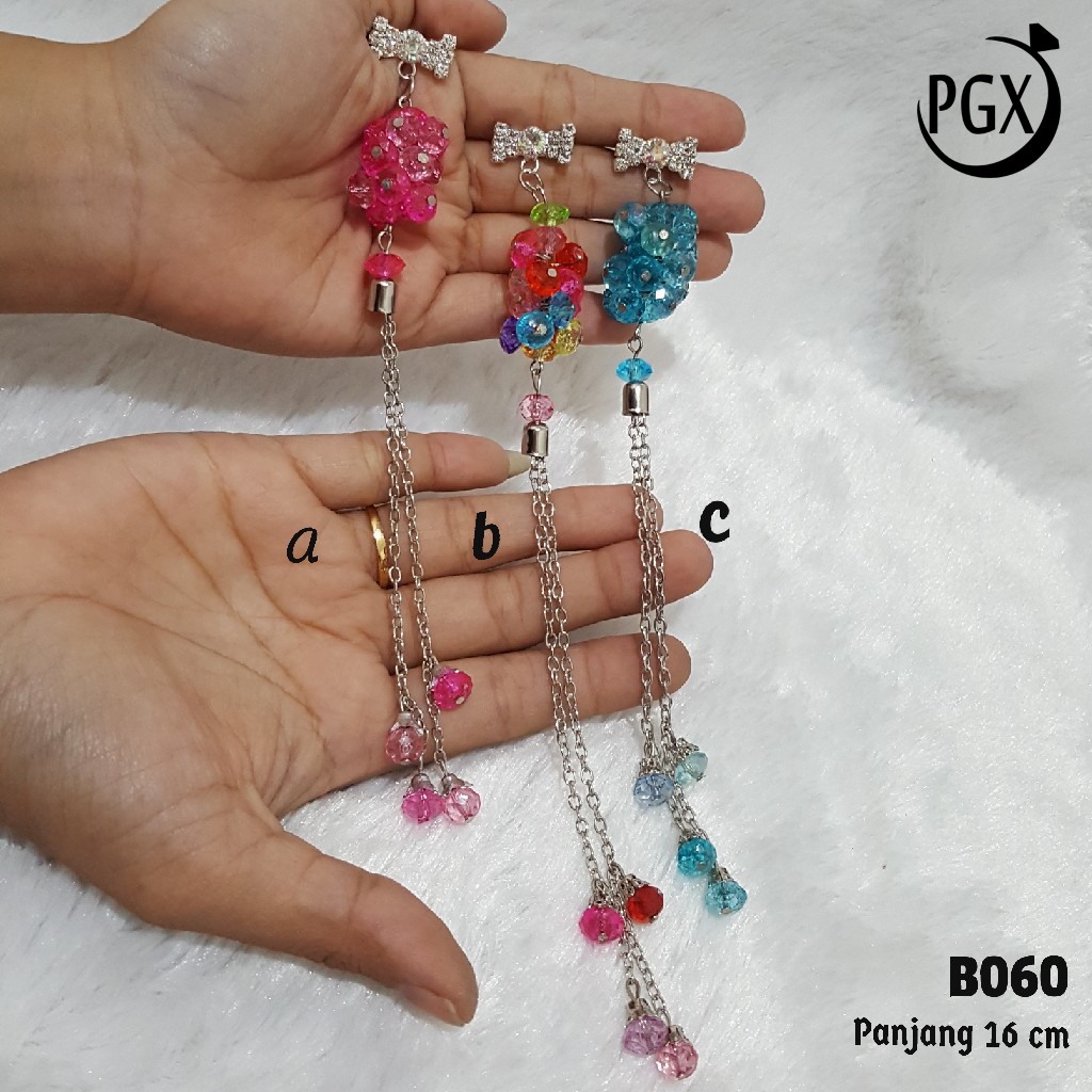 PGX Bross Hijab Bros Dagu Juntai Panjang Aksesoris Jilbab - B060