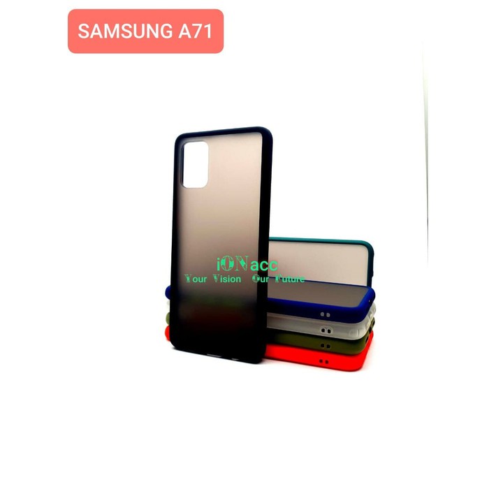 ION CASE MY CHOICE SAMSUNG A71 NEW HARD CASE DOVE MACARON TPU COLOUR