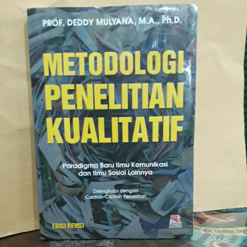 Metodologi penelitian kualitatif.