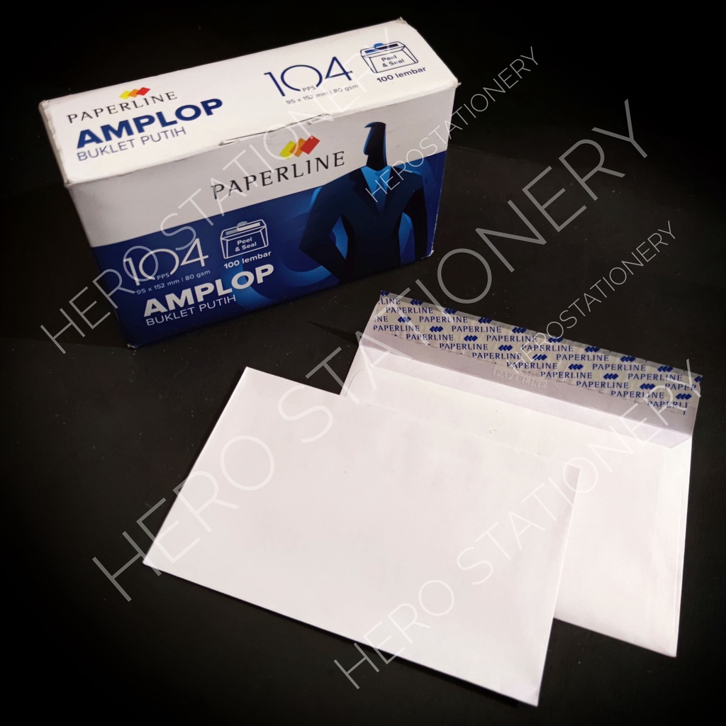 

Amplop putih polos paperline no. 110 . 100 lembar