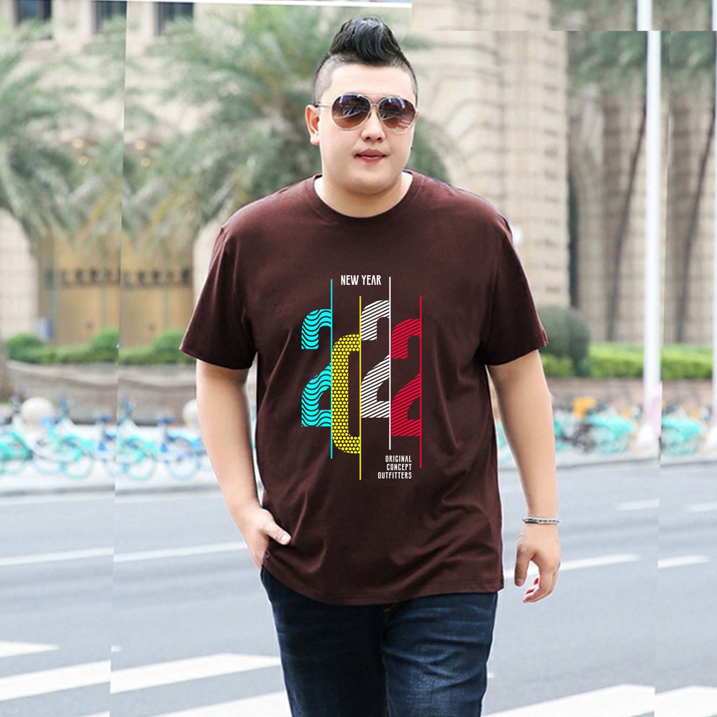 Baju Kaos Pria Jumbo 2022 Tshirt Bigsize XL XXL Distro DTF