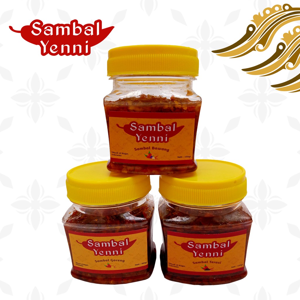 

Sambal Yenni ( Sambal Bawang, Sambal Goreng, Sambal Terasi )100 gr