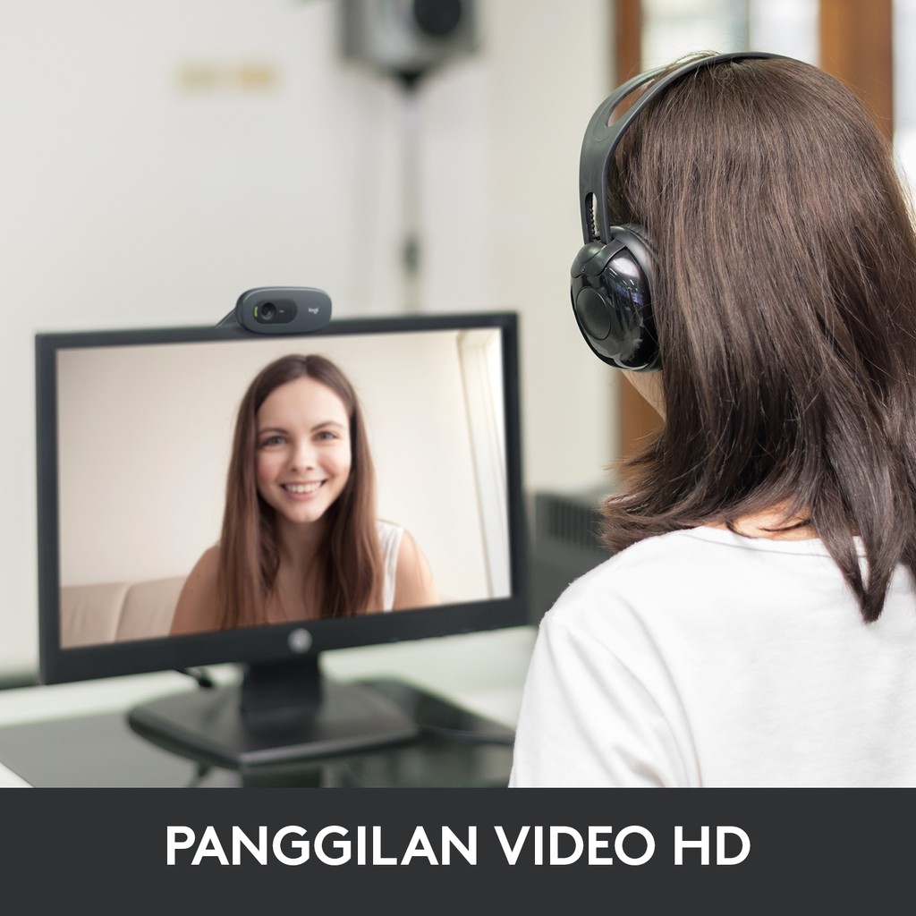 Logitech C270 HD Webcam Camera Video Conference Kamera Meeting Online