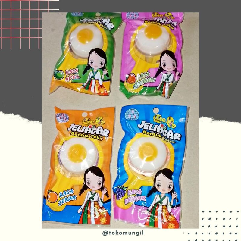 

NICE KIDS | SWEET CANDY | JELIAGAR BENTUK TELUR | JELI AGAR | JELI | 100% ORIGINAL [ BISA COD ]