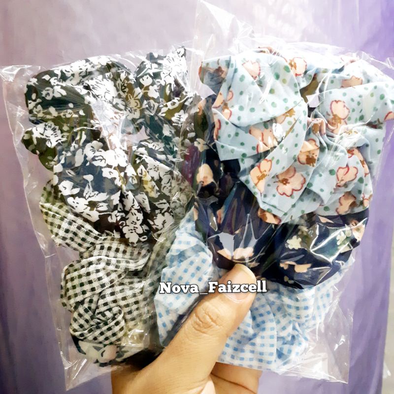 Ikat Rambut / Srunchie Kain Mix untuk Remaja / Dewasa-1