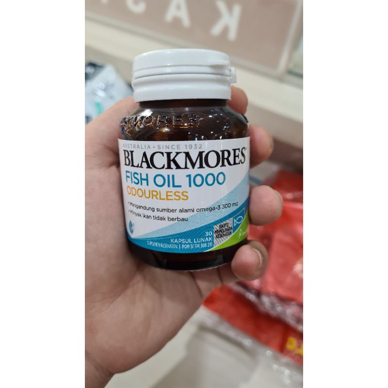Blackmores fish oil 1000 odourless isi 30