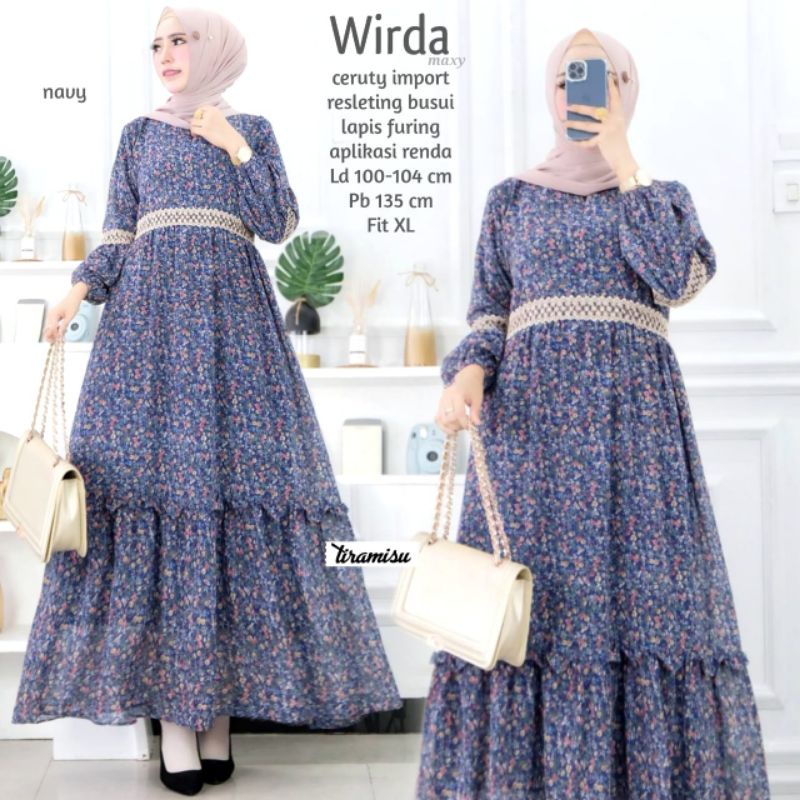 (RESTOCK)GAMIS WANITA DRESS FASHION MUSLIM//MORA//AURELY//KADIVA// WIRDA/MORIN/LEYA/YUI BY TIRAMISU