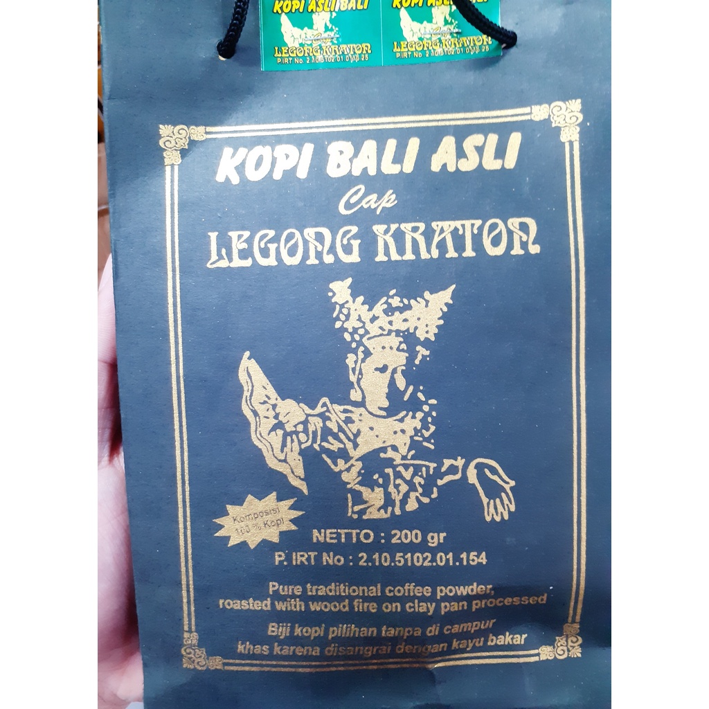 KOPI BALI LEGONG KRATON 100% ASLI BALI 200GR