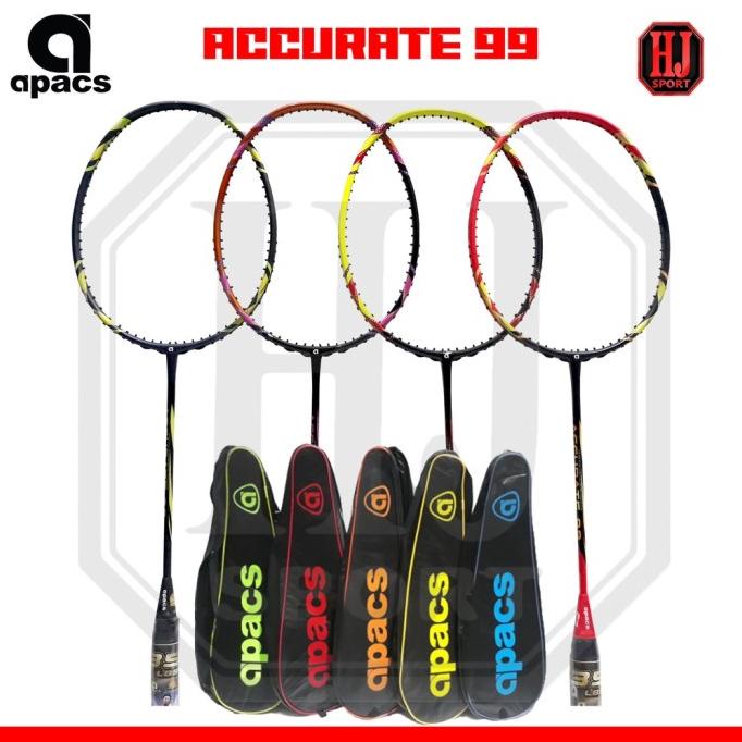 EF647 RAKET ORIGINAL BADMINTON APACS ACCURATE 99 35LBS BONUS TAS SENAR SDFS6546D