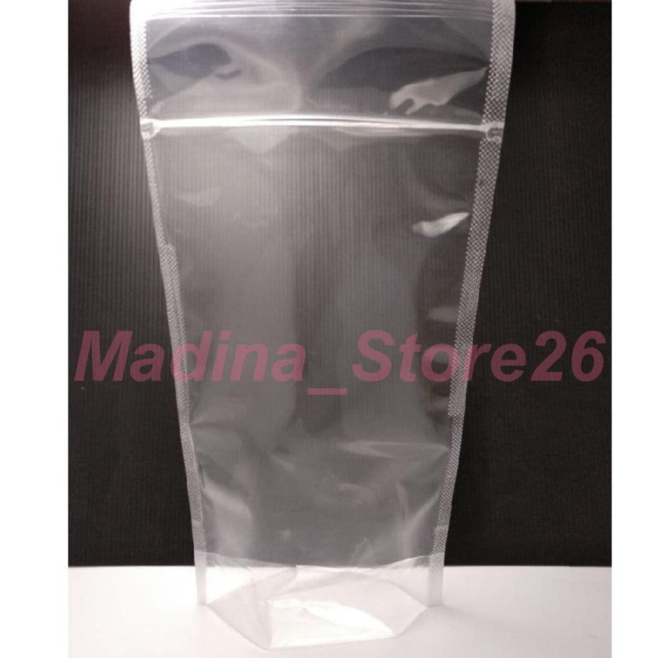 

Diskon Besar !!! Packaging (Uk.20 x 35) - Standing Pouch Bening Seal Lebar - 1 Pack isi 50 lbr