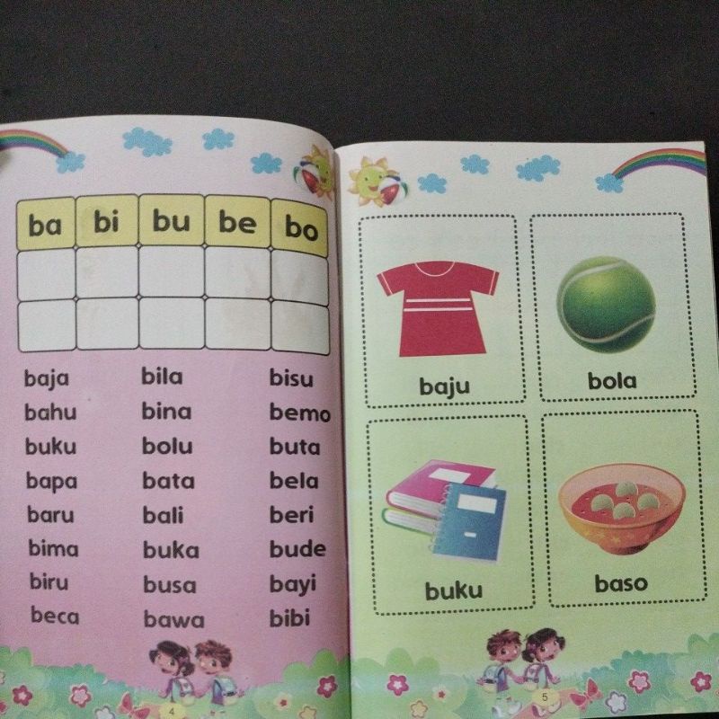 buku belajar membaca 32 halaman (15x24cm)