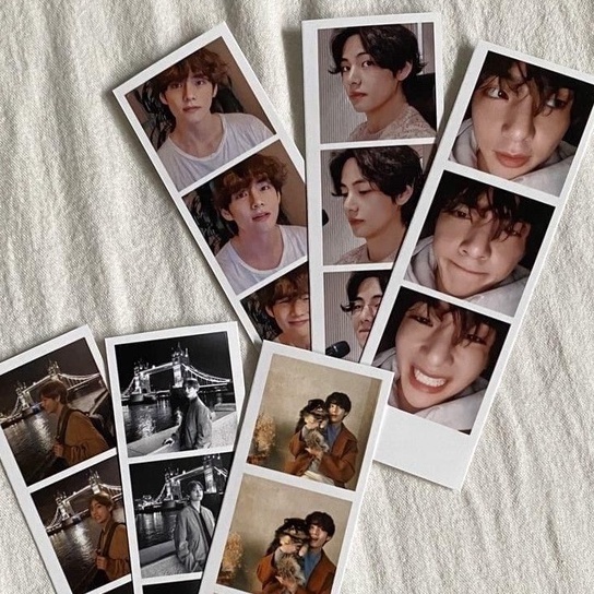 POLAROID 3 STRIP TERMURAH (POLOS/REQUEST BISA) HASIL TERBAIK, CETAK KPOP BTS, EXO, NCT DLL
