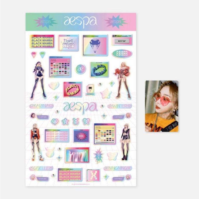 Epoxy Winter Aespa (Sticker Only)