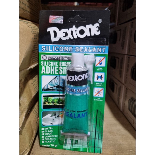 lem akuarium/lem sealant bening besar dextone