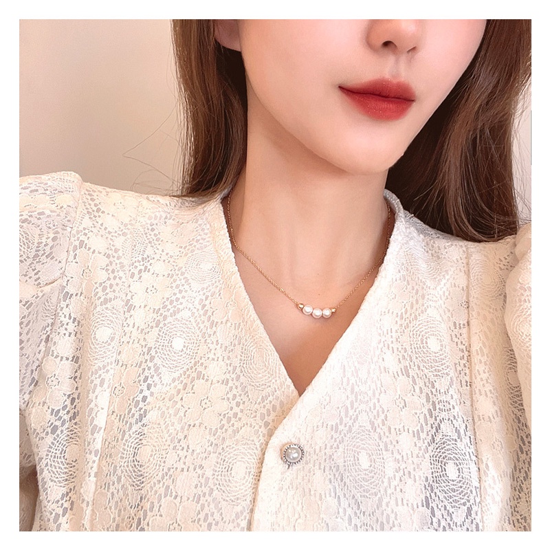 Kalung KL40 Stainless Steel / Titanium Made in Korea Premium Fashion Wanita Kalung unik Lucu Keren/Deluna/BS