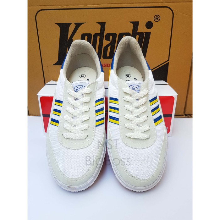Sepatu Capung Badminton Volley kodachi 8116 Kuning Biru Dragonfly Baru - 40