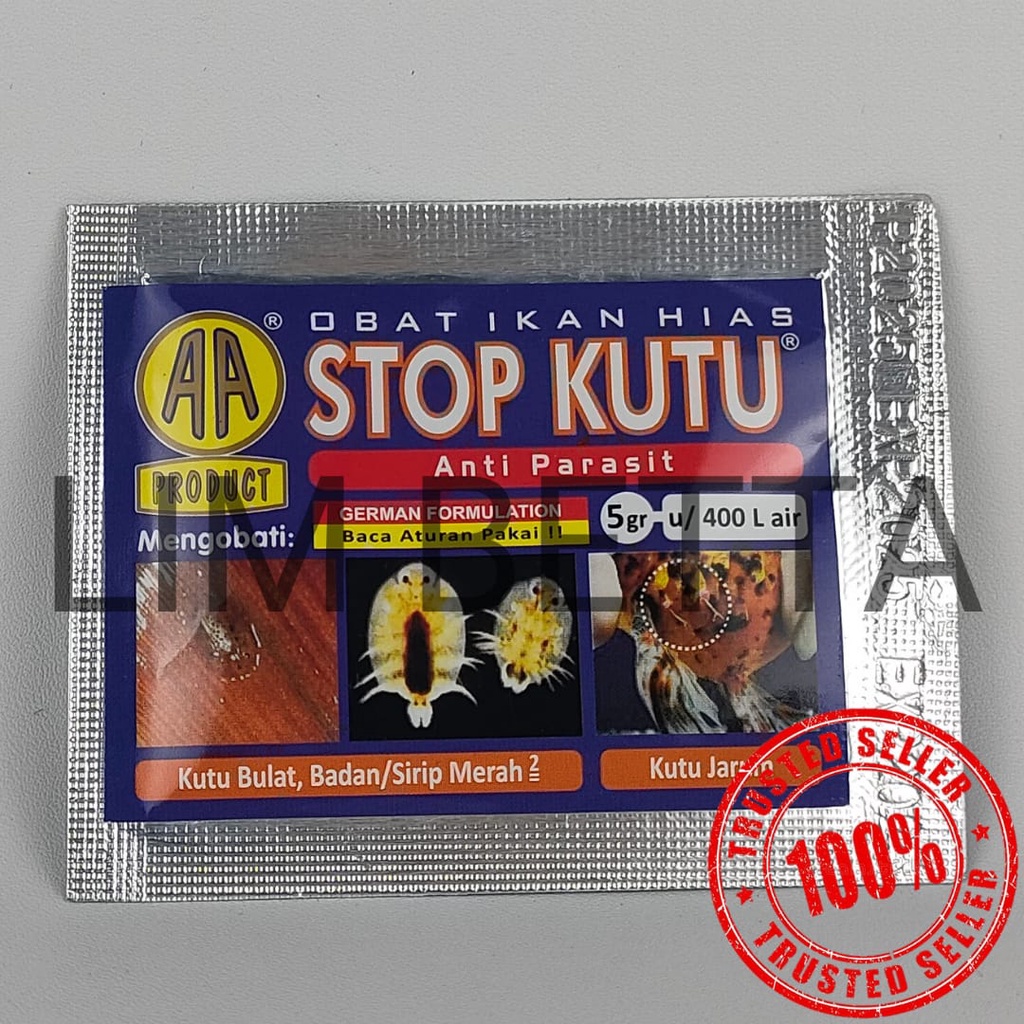 AKARI STOP KUTU 5 GRAM / OBAT KUTU IKAN