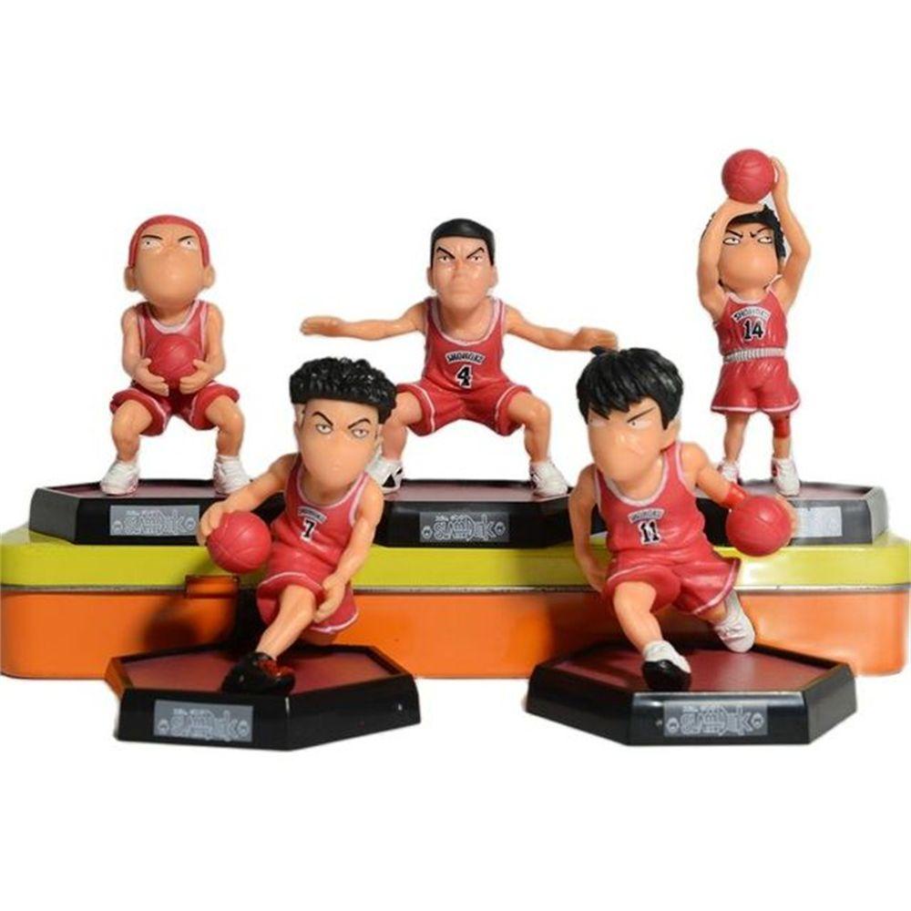 Lanfy Sakuragi Figure Basket Player Hadiah Teman Figure Koleksi Mainan Akagi Takenori Rukawa Kaede Sakuragi Hanamichi