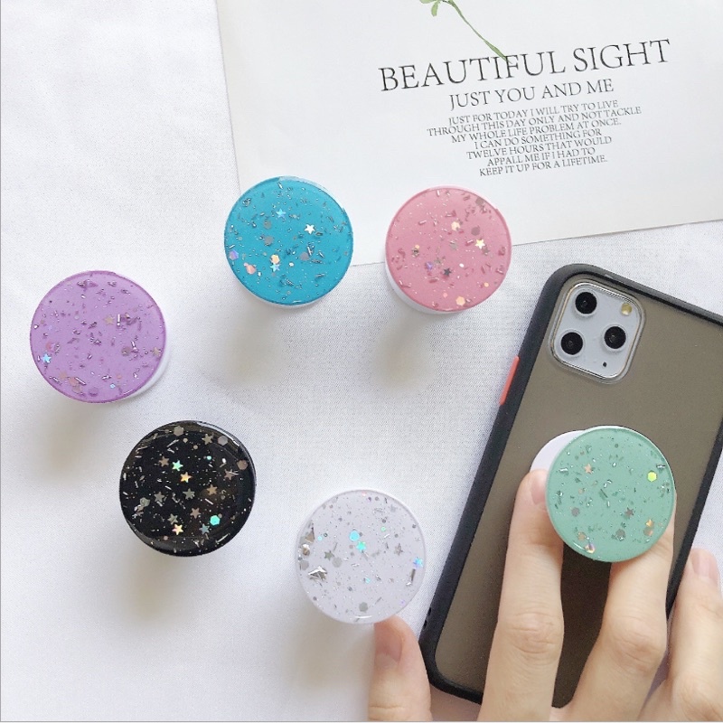 Pop Socket Glitter Bling Bling Diamond