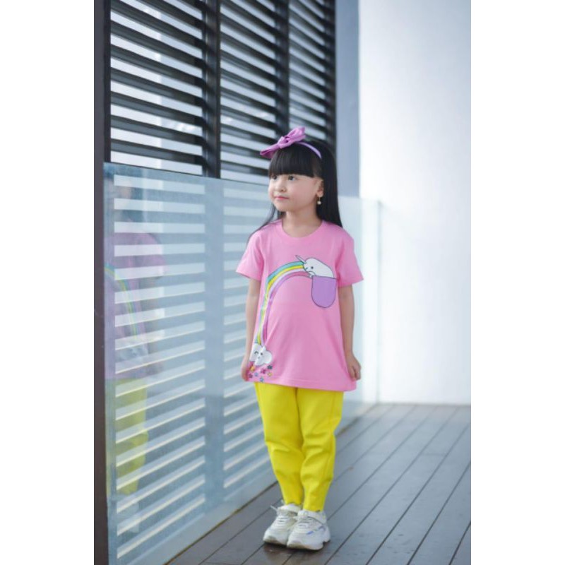 Kaos murah tebal anak perempuan zuper kids