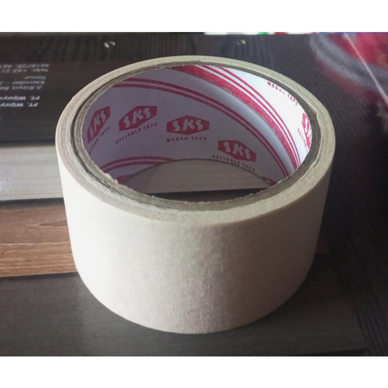 Lakban Kertas KECIL dan BESAR | Masking Tape 24mm 48mm