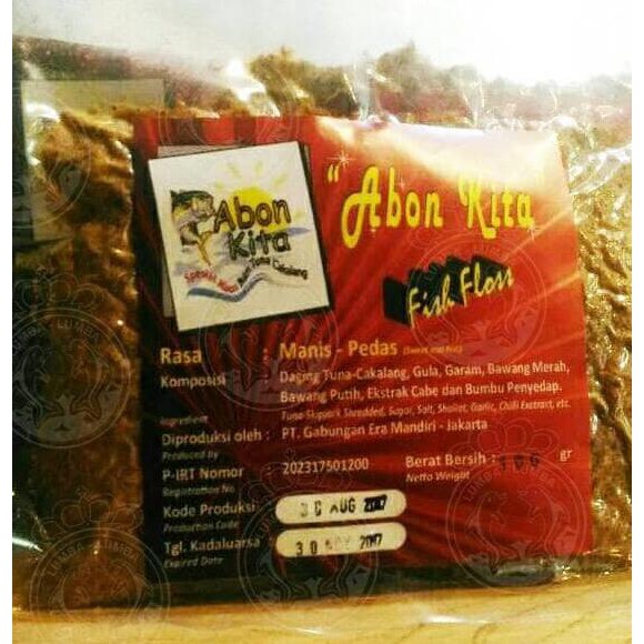 

Abon Ikan Tuna Cap Kita /Makanan Ringan /Siap Saji /Floss /Manis Pedas - Pedas