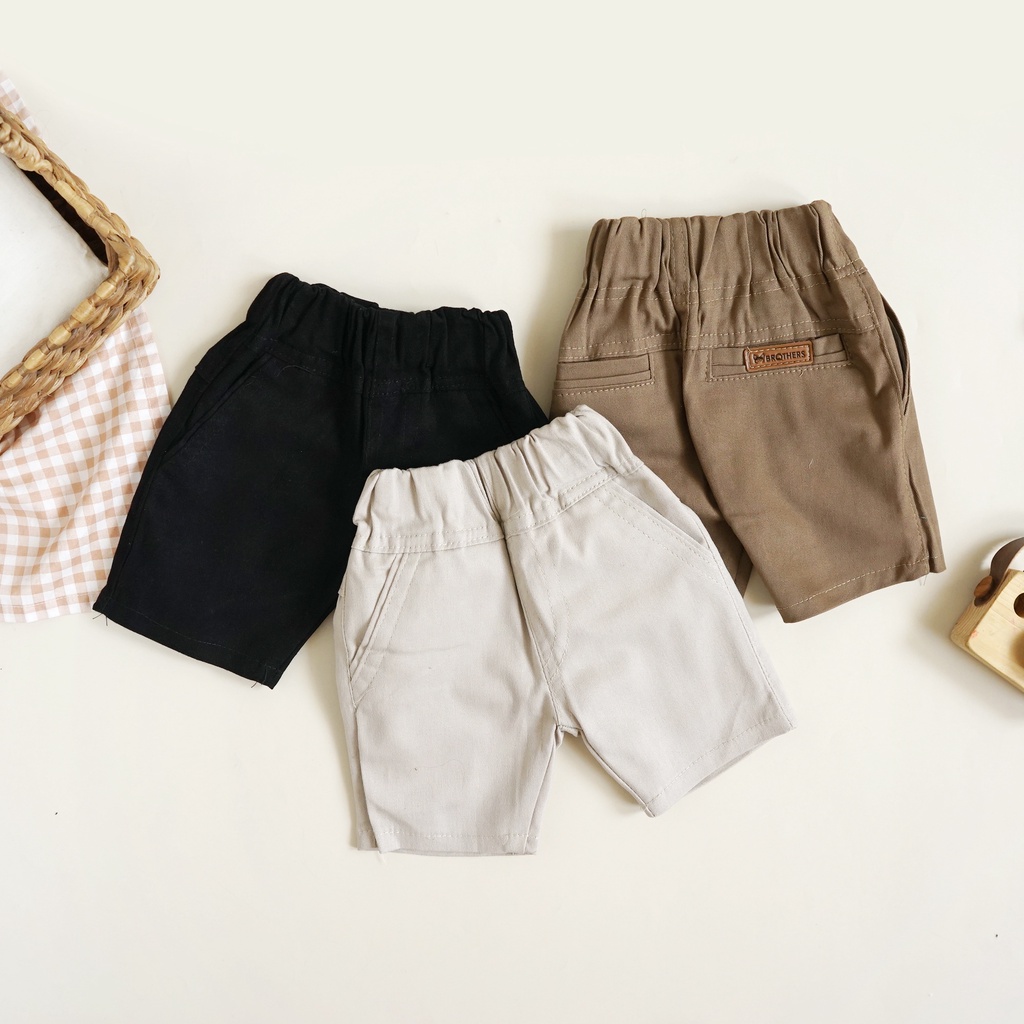 CHINOS SHORT PANTS BROTHERS KIDS WEAR CELANA PENDEK CHINOS ANAK SHORT PANTS ANAK CELPEN ANAK CELANA 