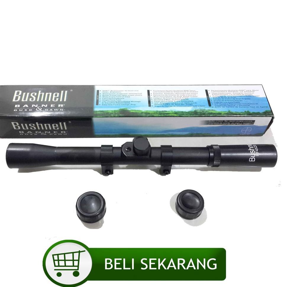 [TERLARiS] Rifle Scope - Teleskop Bushnell 4x20 - Teleskop Senapan Angin ..,,,,,,,,