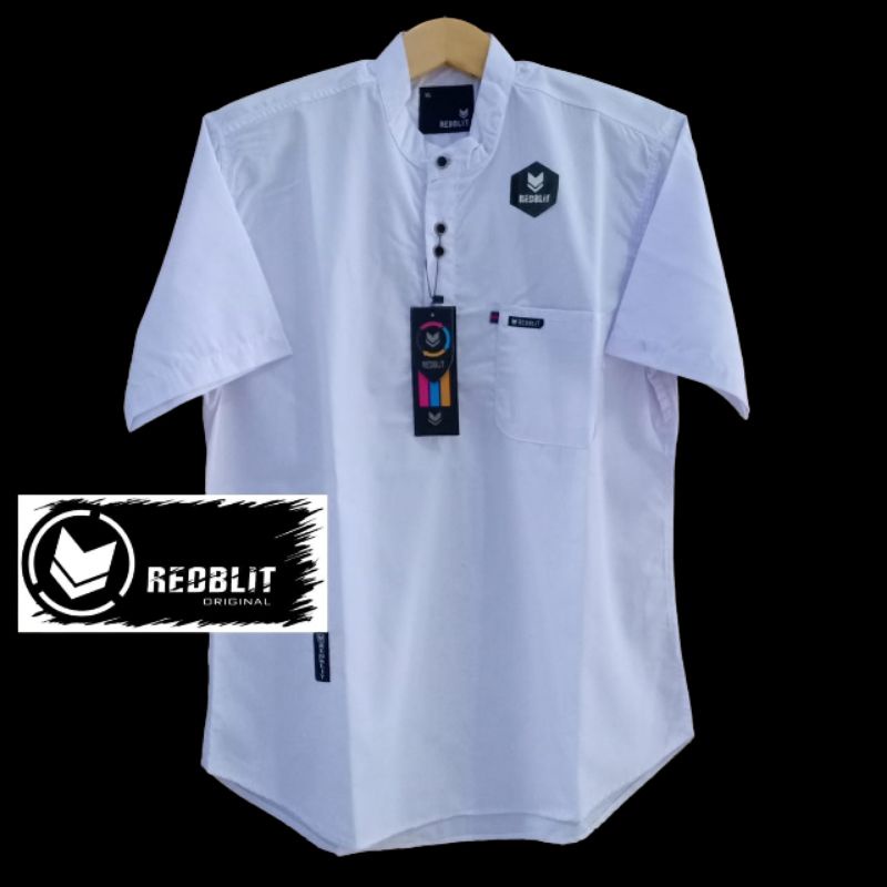 Busana Muslim Laki-laki/Baju koko kurta  Muslim Pria/Koko Tangan Pendek Pria/Koko Model Terbaru 2022