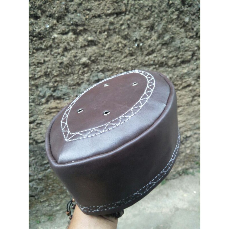 Kojo Garut- peci kulit/songkok kulit/peci songkok kulit/peci asli kulit garut