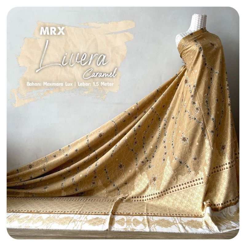 Kain Maxmara Luxury Motif Shopia harga setengah meter (per 0.5m)