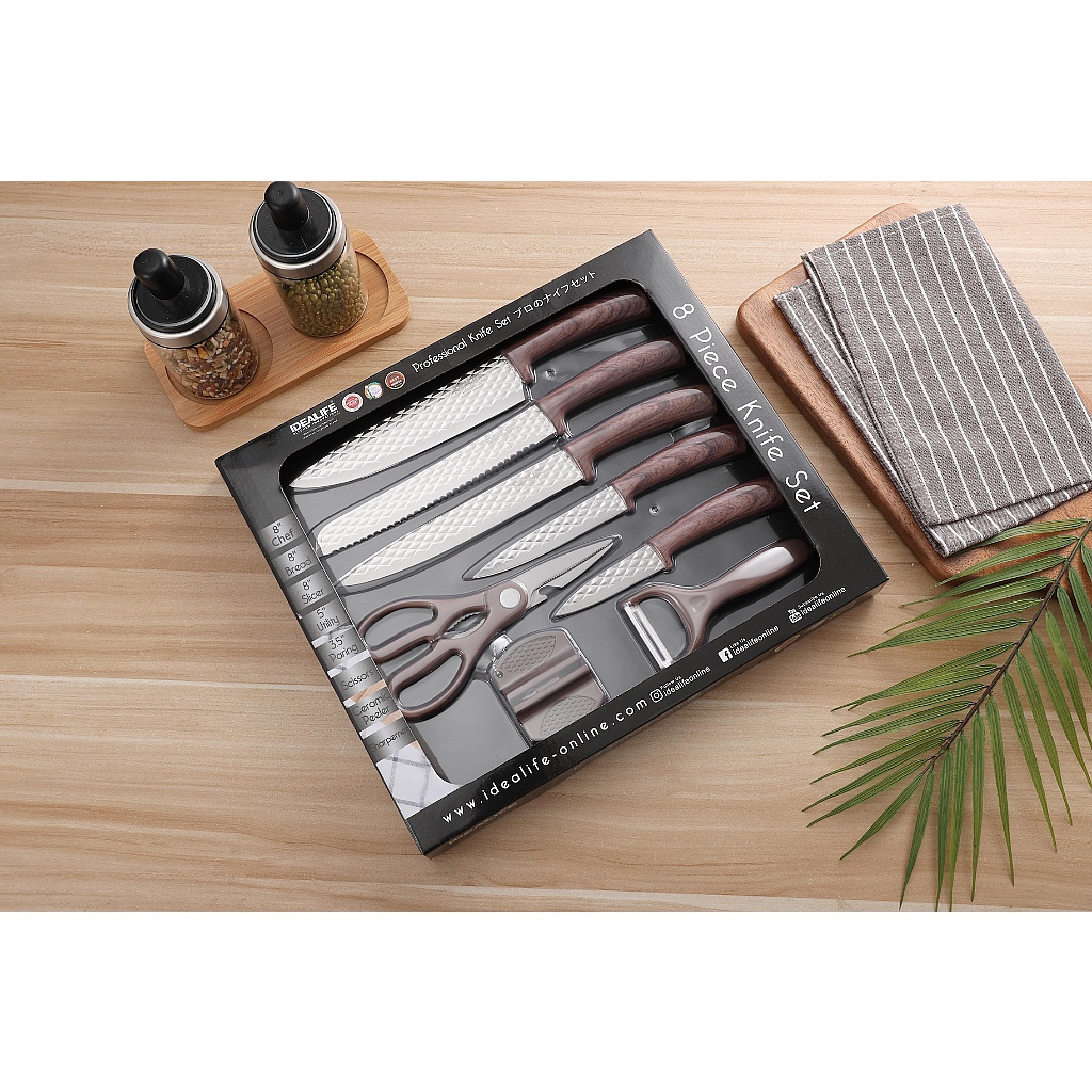 Professional Knife Set Perlengkapan Pisau Dapur IL163 IDEALIFE