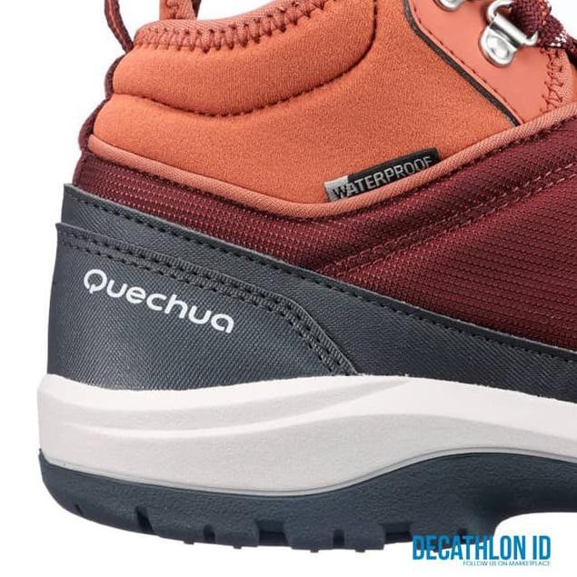 Best Produk Quechua Sepatu Hiking Gunung Wanita Nh300 Mid Ori Decathlon Shopee Indonesia