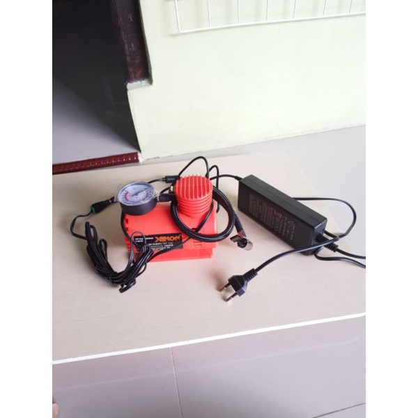 Alat Pompa Ban Listrik Mini Air compressor Mini Power Listrik DC 12v Plus adaptor