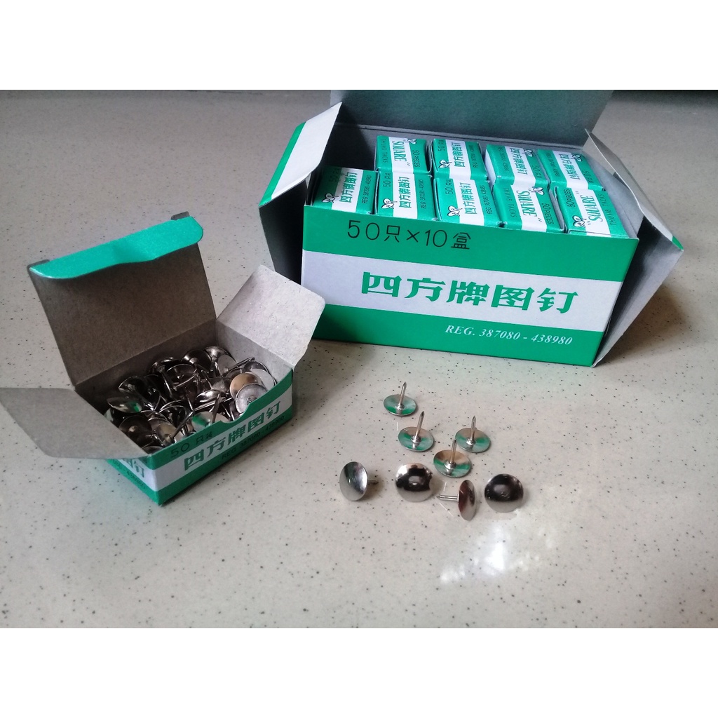 

Paku Payung Thumb Tacks - Square