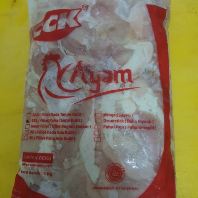 

FILLET PAHA AYAM CCK PREMIUM 1KG