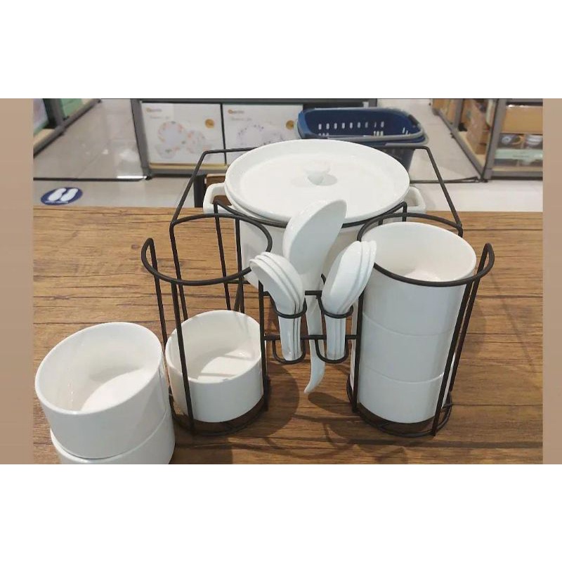 (ready stock)serving set alby/serving set informa/tempat sop keramik