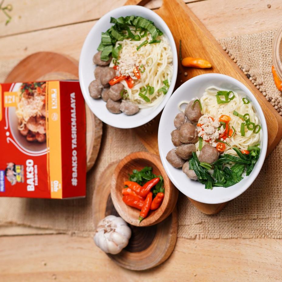 

2 PORSI Mie Bakso Tasik SJI (Family Pack) isi 2 porsi - Kuah Halus dan Kuah Urat |F8FHF Hot Sale