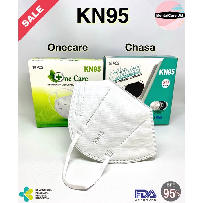 [RESTOCK] Masker CHASA KN95 5ply earloop 5-1 pack Medical Grade - Box Chasa, Putih