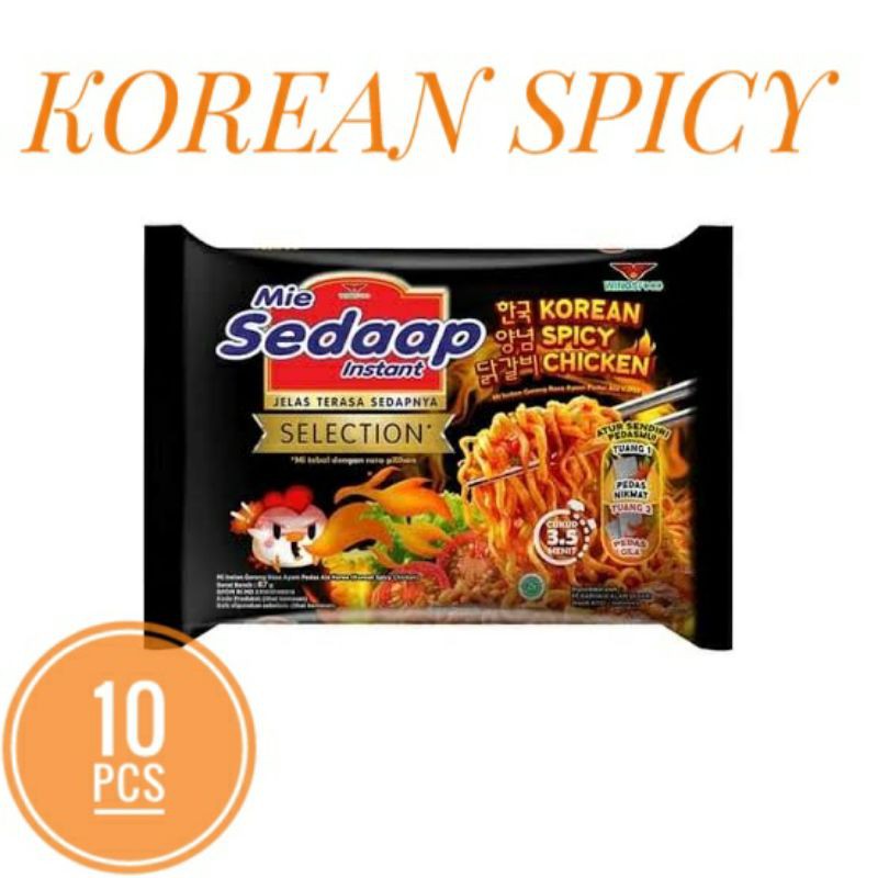 MIE SEDAAP KOREAN SPICY 10PCS